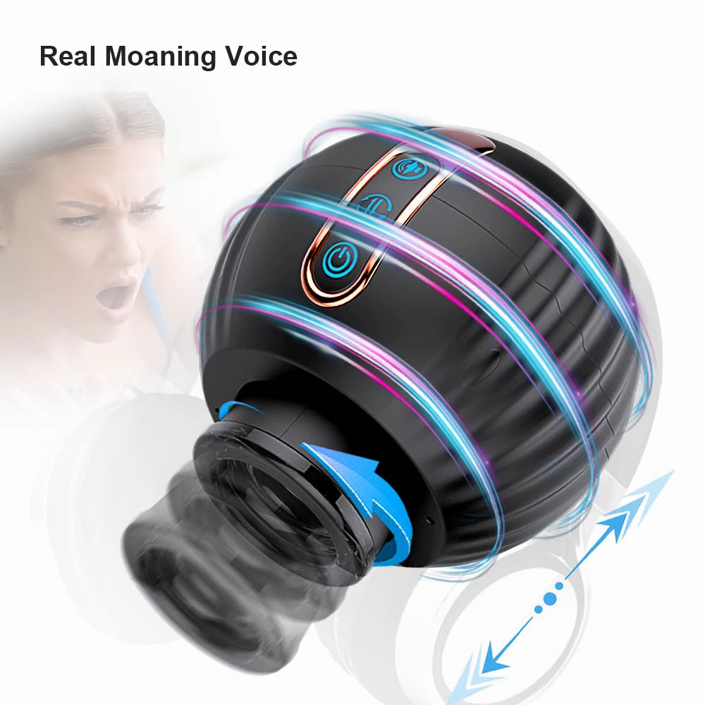 Telescopic Rotating Masturbator for Men Discreet Speaker Shape K1