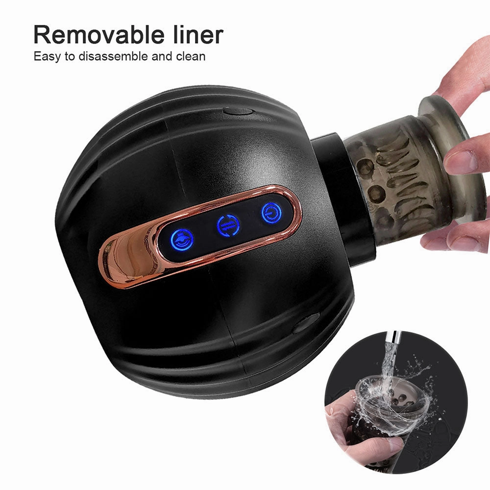 Telescopic Rotating Masturbator for Men Discreet Speaker Shape K1