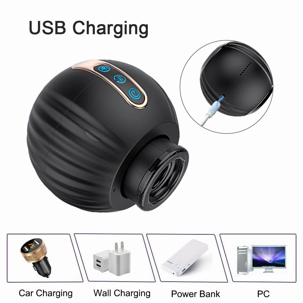 Telescopic Rotating Masturbator for Men Discreet Speaker Shape K1