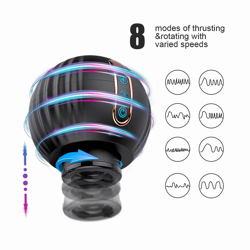 Telescopic Rotating Masturbator for Men Discreet Speaker Shape K1
