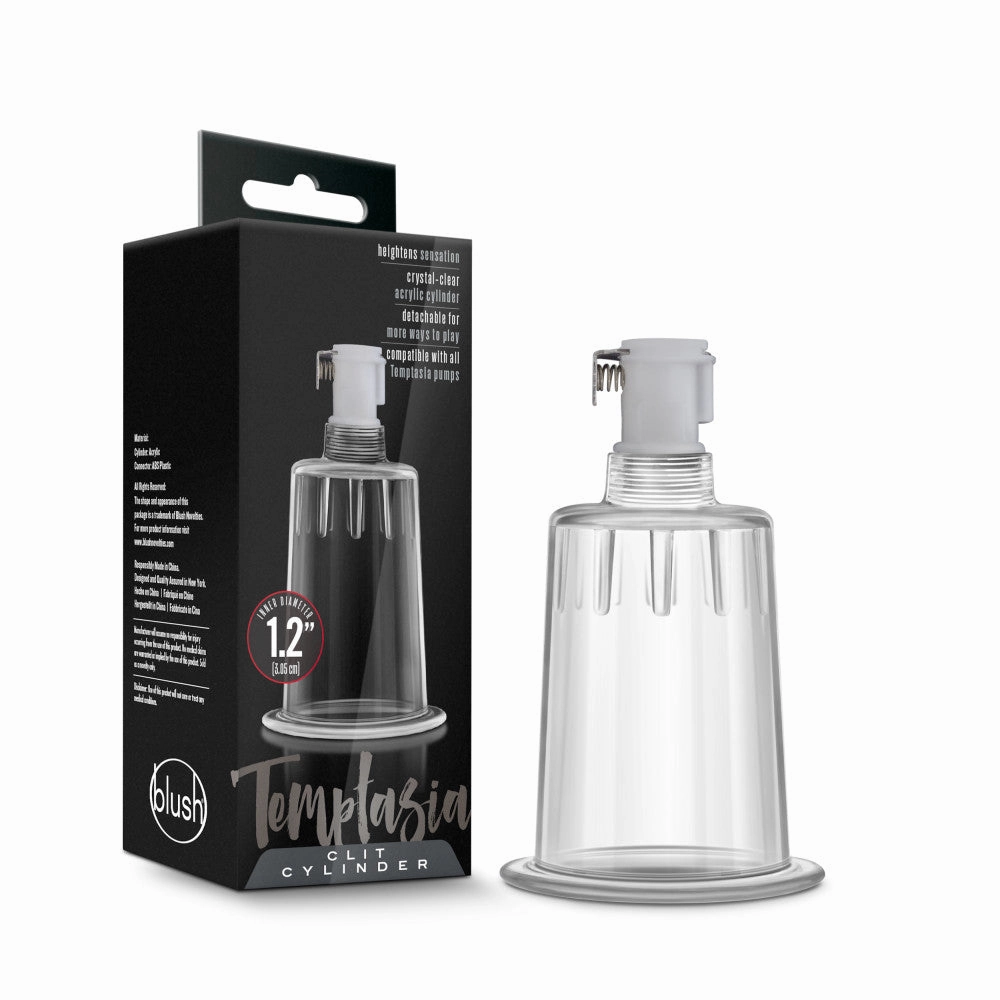 Temptasia By Blush® | Clear Clitoral Suction Pump Replacement Cylinder
