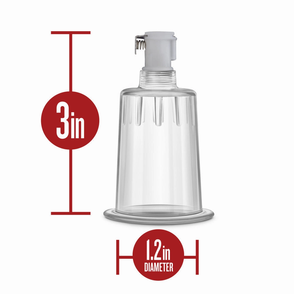 Temptasia By Blush® | Clear Clitoral Suction Pump Replacement Cylinder