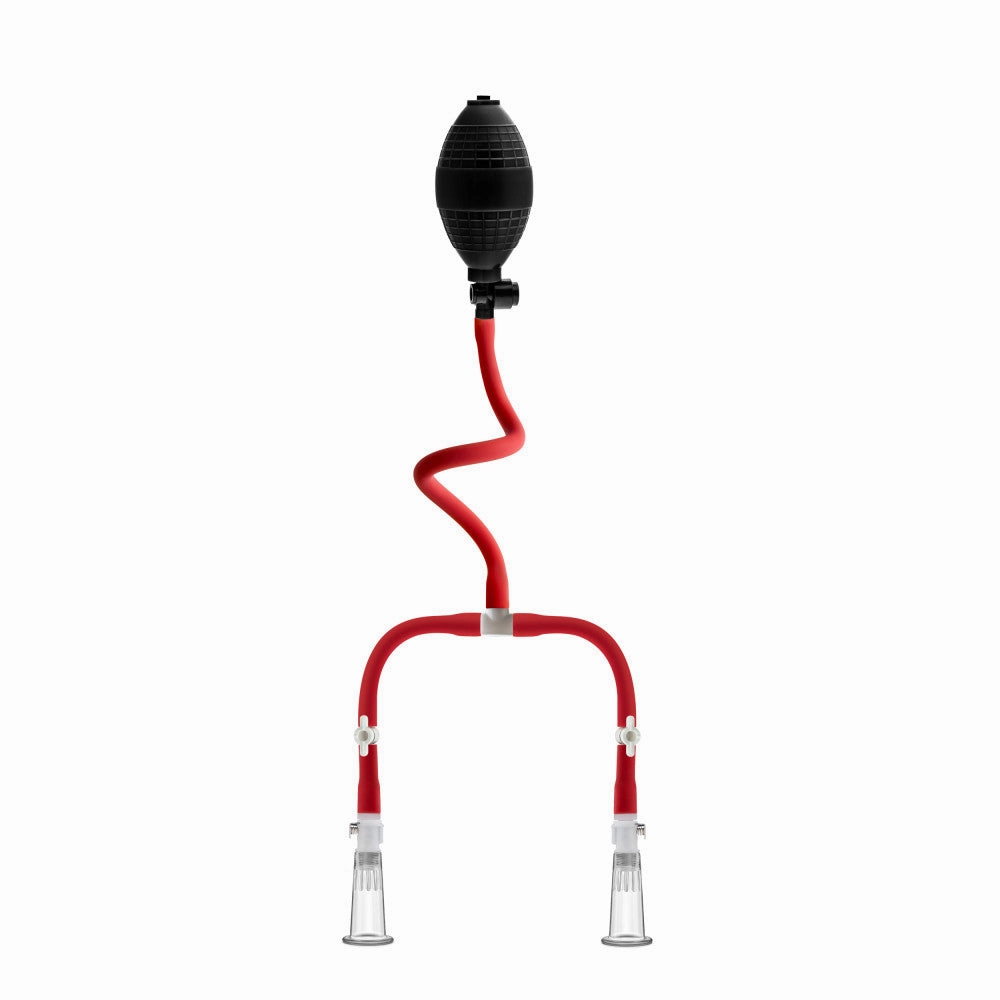 Temptasia By Blush® | Nipple Squeeze Black Pump