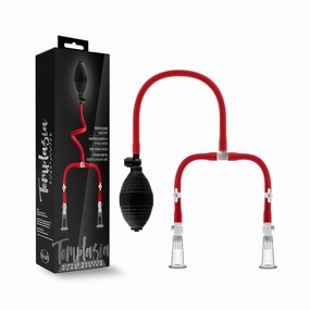 Temptasia By Blush® | Nipple Squeeze Black Pump