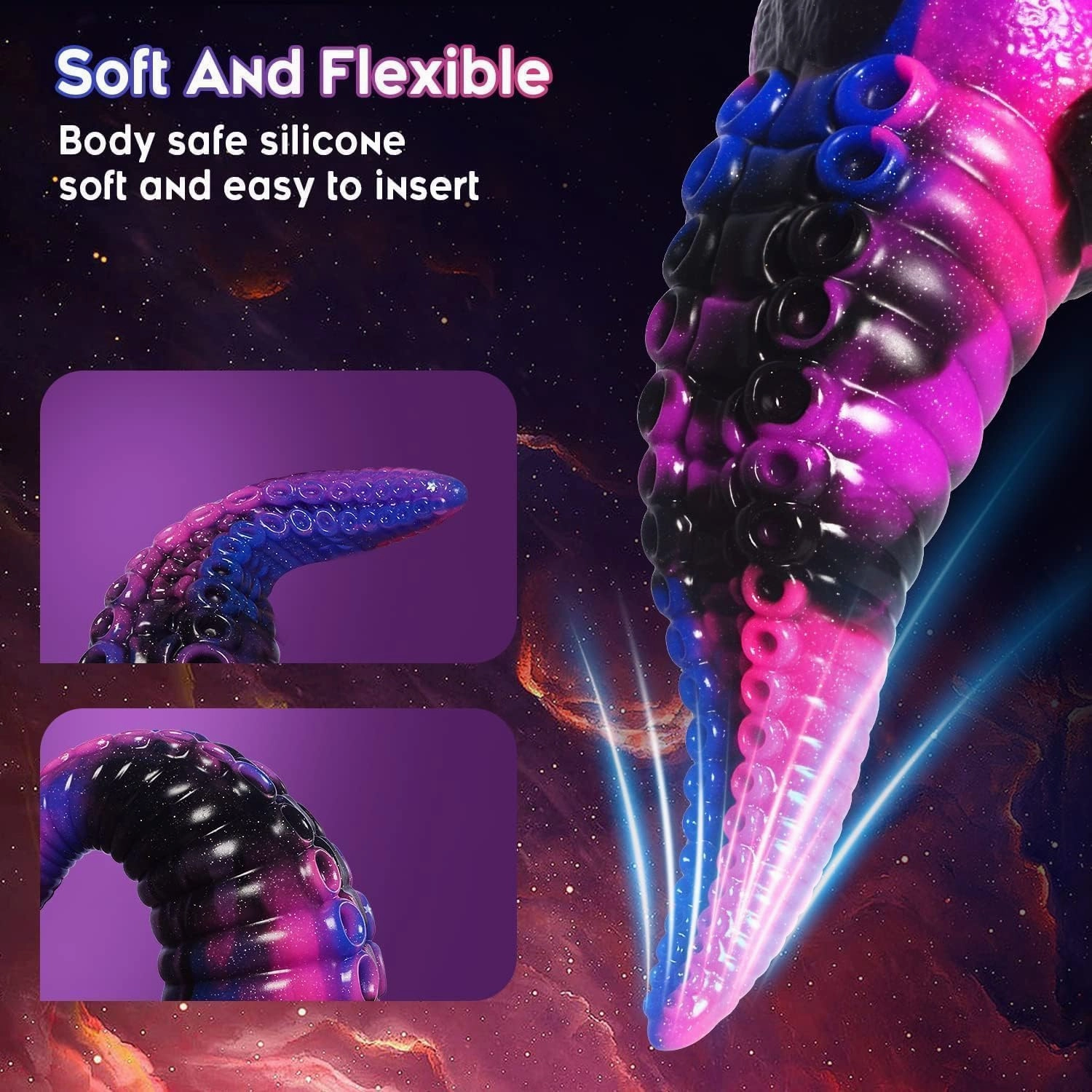 Tentacle Dildo: 8.7 Realistic Silicone Prostate Massager