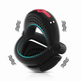 Three-Ring Egg Locking Ring Male Vibrating Penis Cock Ring