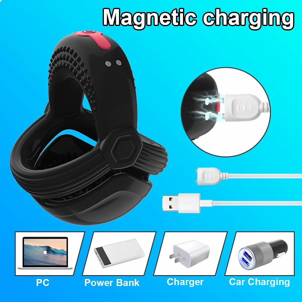 Three-Ring Egg Locking Ring Male Vibrating Penis Cock Ring