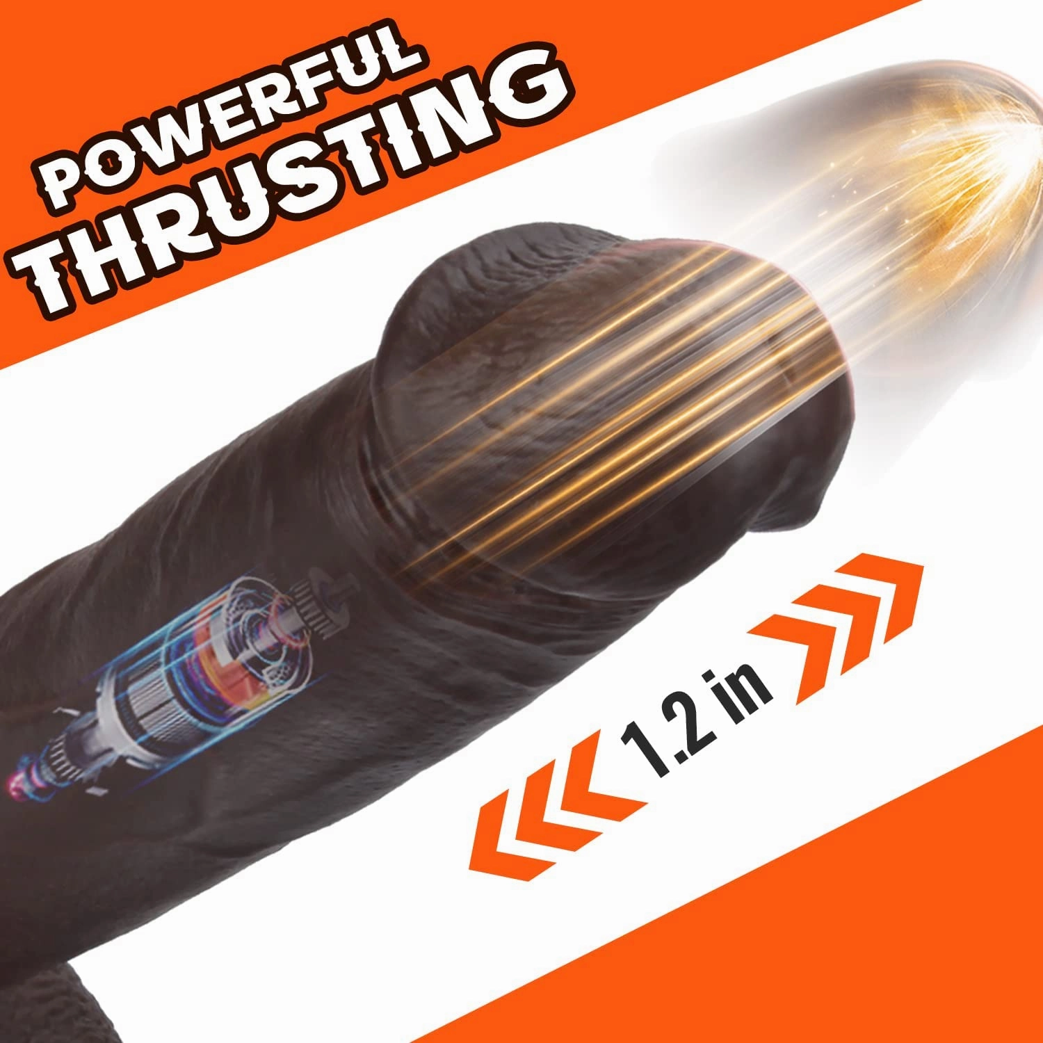 Thrusting Dildo Vibrator Sex Toys for Women, 9.8 Vibrating Realistic Dildo for G-spot Anal Stimulation with 3 Telescopic & 5 Vibration Modes, Remote Control G-spot Dildos