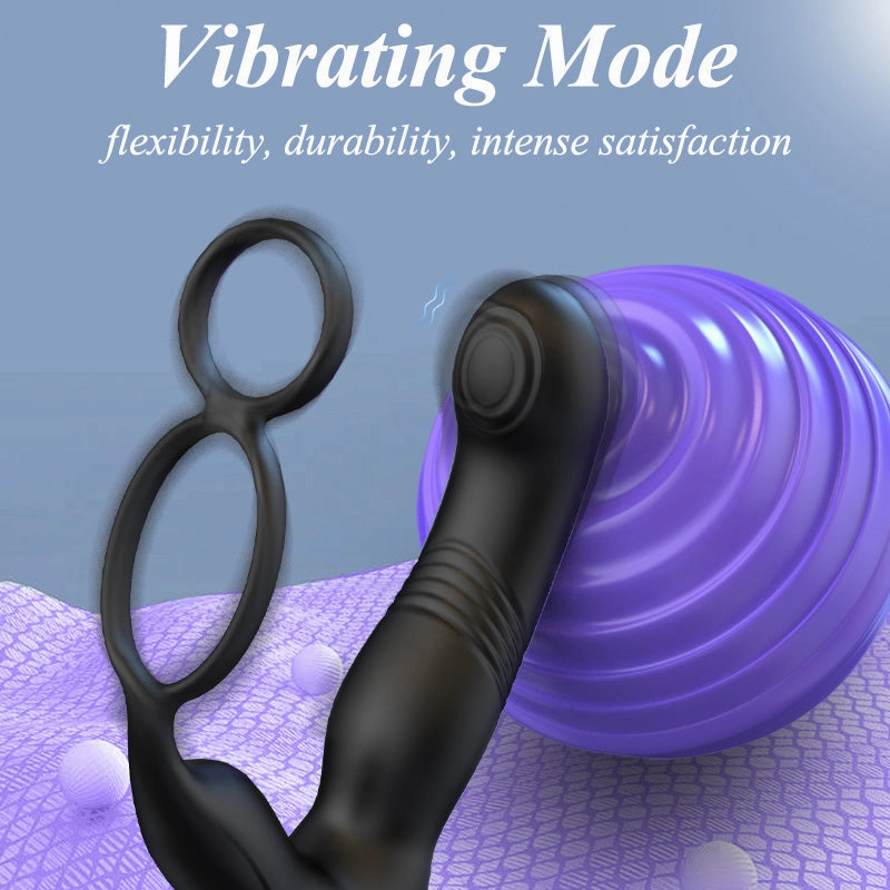 Thrusting Prostate Massager with Tapping & Vibrating Modes