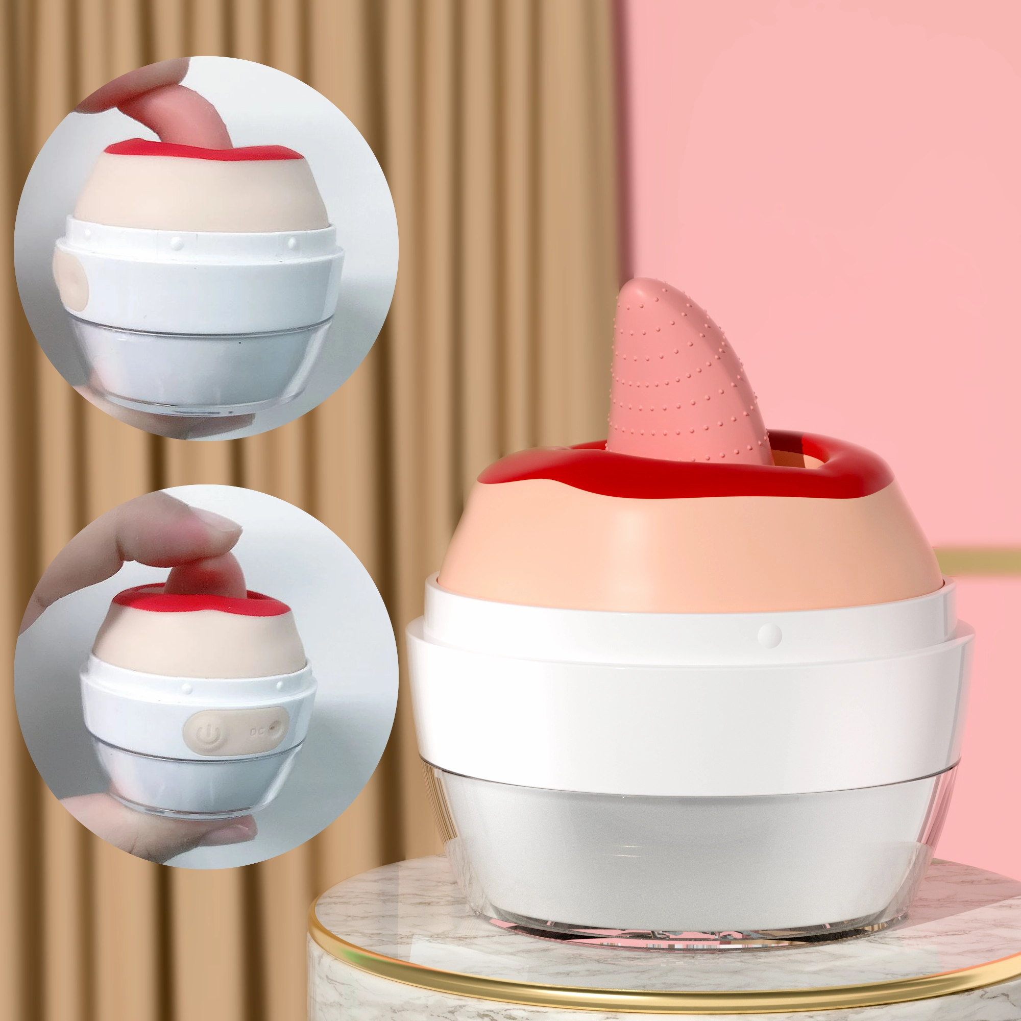 Tongue In Egg Vibrators for Oral Sex 10 Frequency Stimulation