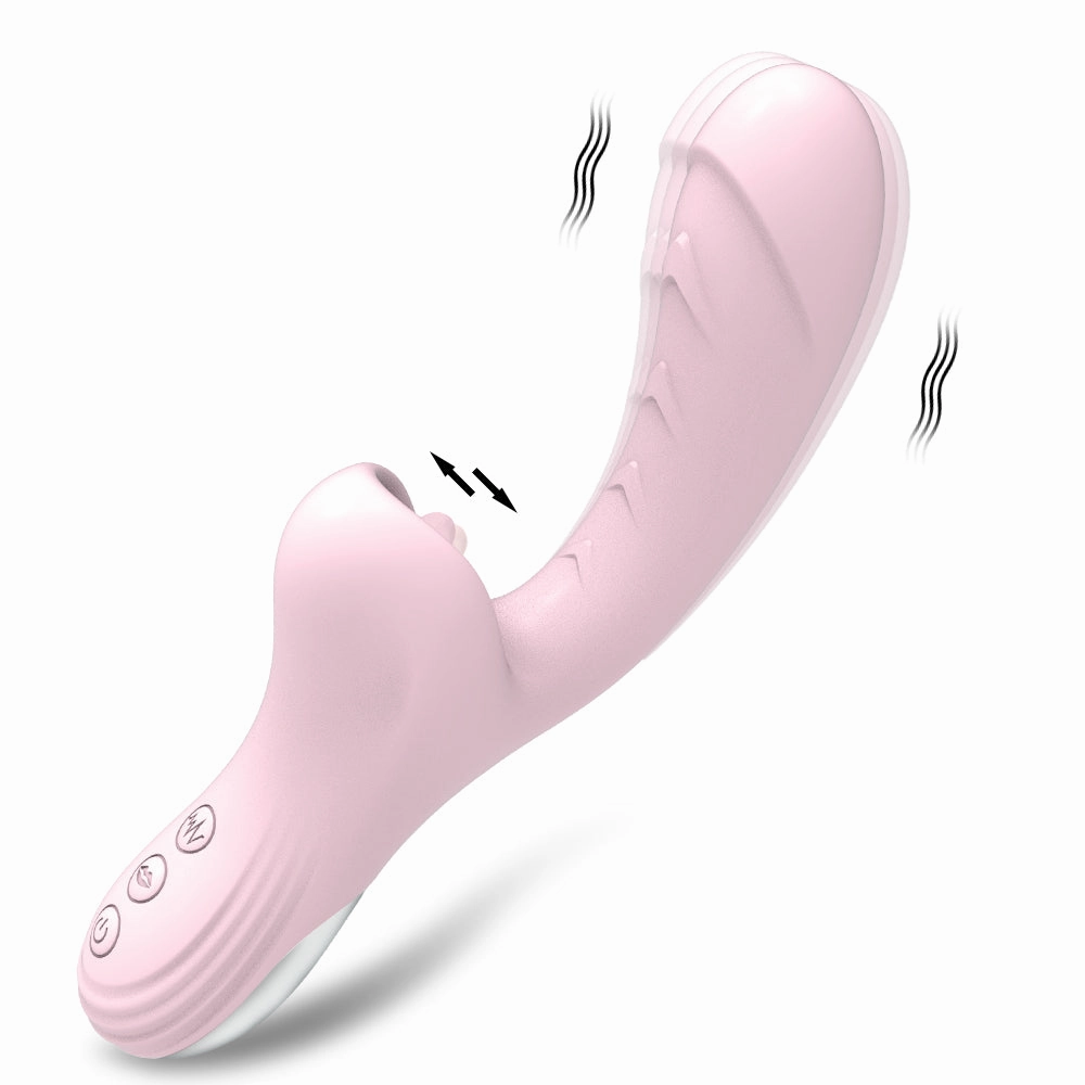 Tongue Licking Dildo Vibrators With 10 Licking & Vibrating Pleasure Clit Clitoris Stimulator