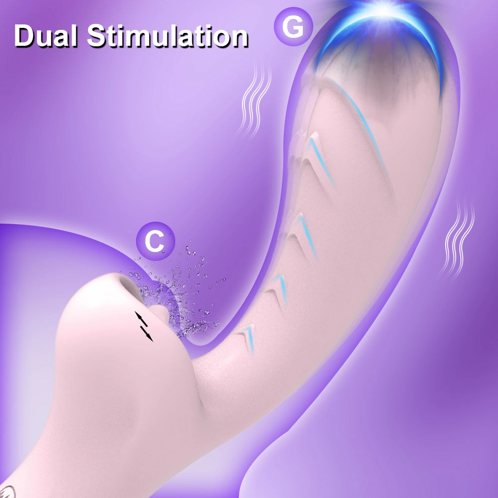 Tongue Licking Dildo Vibrators With 10 Licking & Vibrating Pleasure Clit Clitoris Stimulator