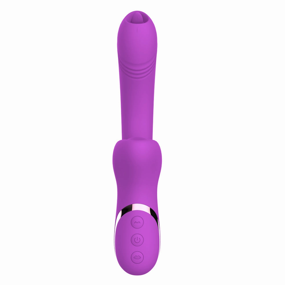 Tongue Vibrator with Clitoral Stimulator & Anal Beads V2