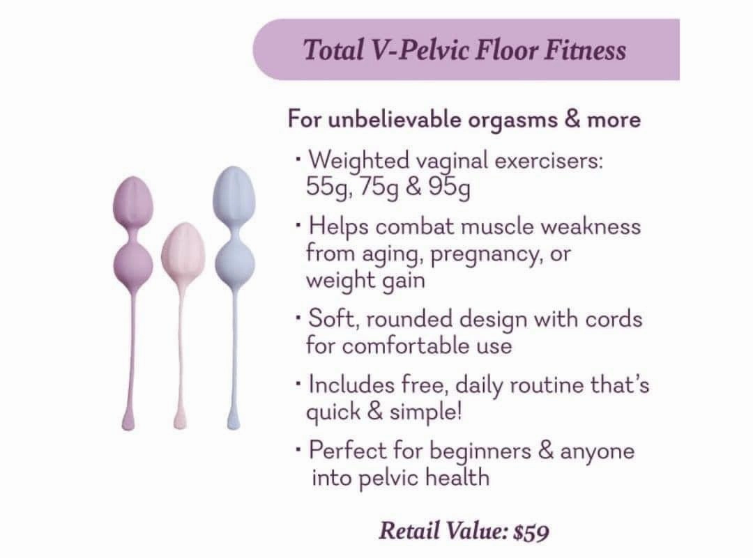 Total V - Kegel Pelvic Floor Exerciser - IN STOCK - 3 LEFT! - Pure Romance