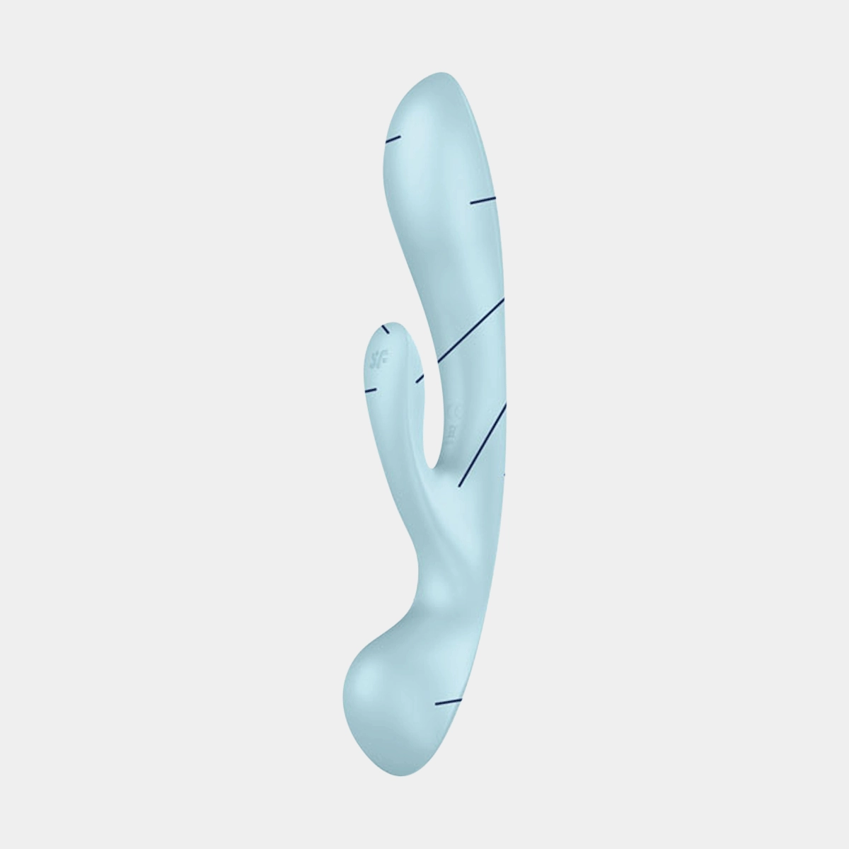 Triple Oh Rabbit Vibrator - Light Blue