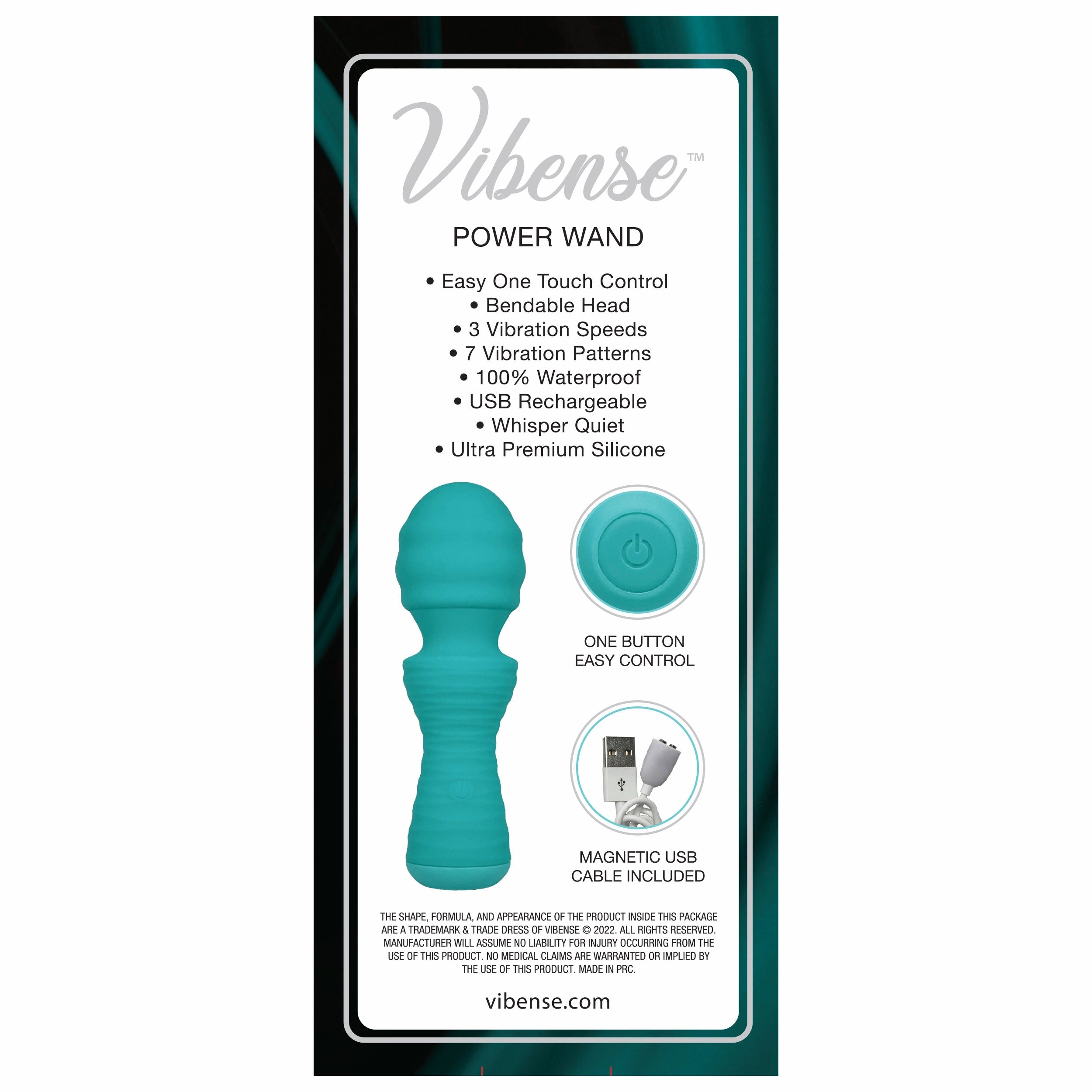 Vibense Mini Power Wand - Teal