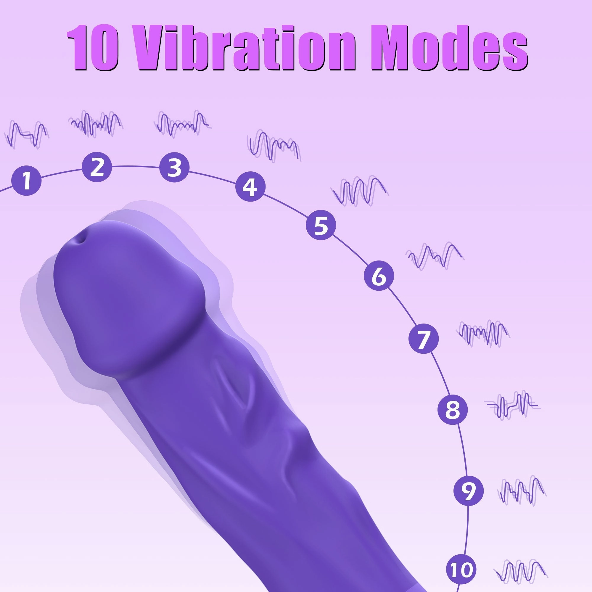 Vibrating Dildo With Heating Function