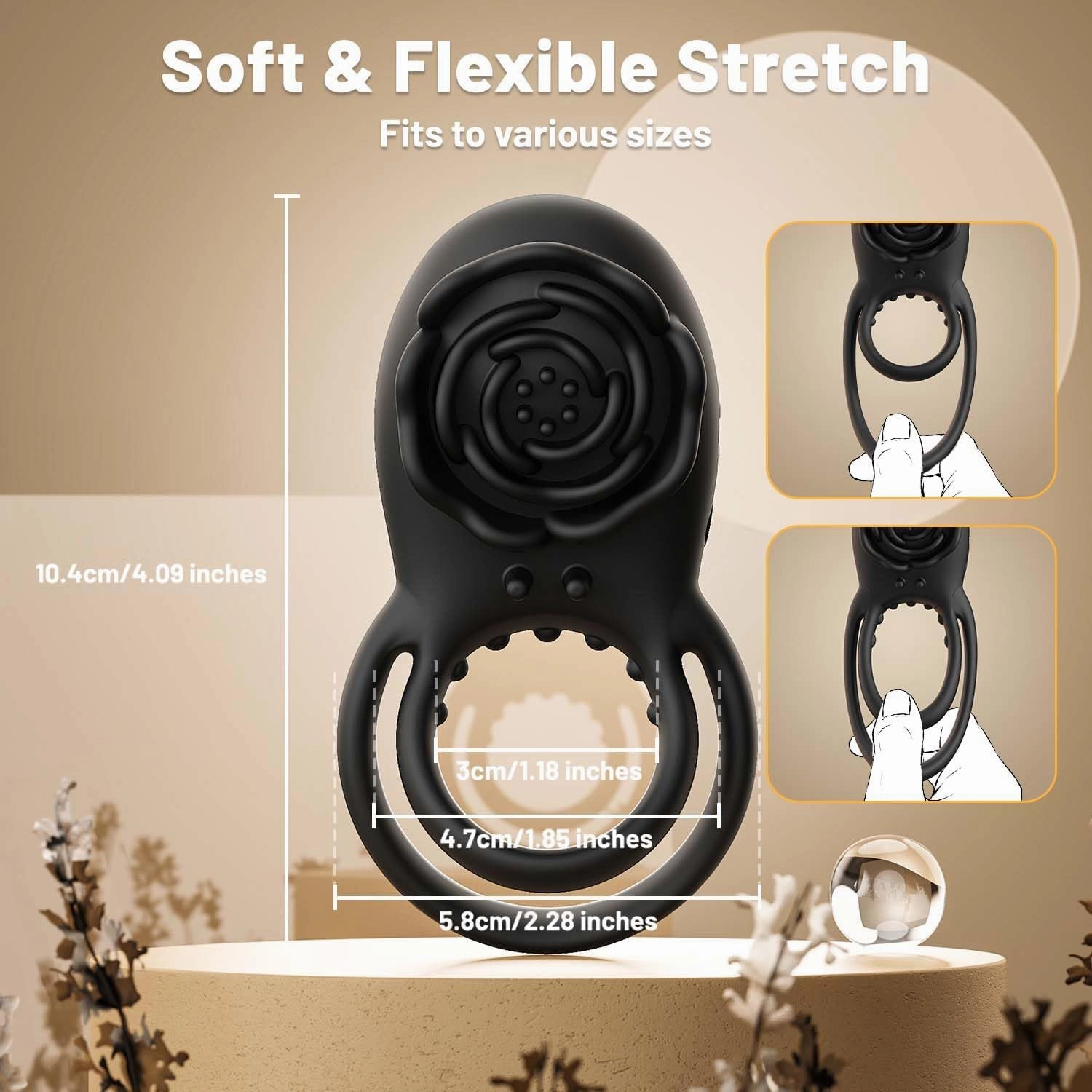 Vibrating Penis Ring Adult Sex Toys for Men