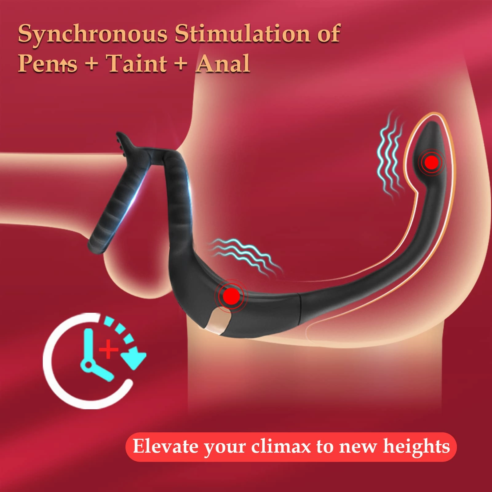 Vibrating Penis Ring with Dual Stimulation