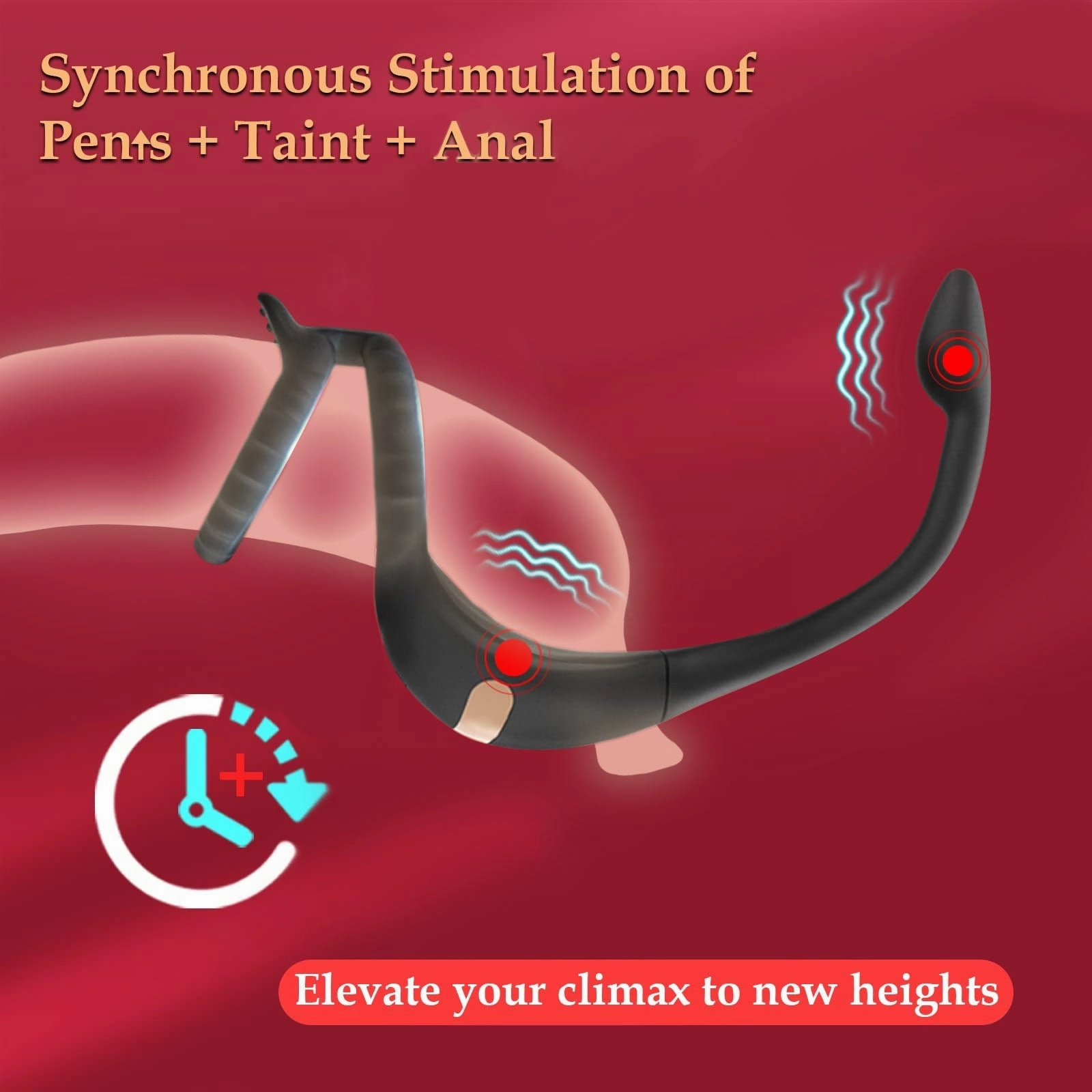 Vibrating Penis Ring with Dual Stimulation