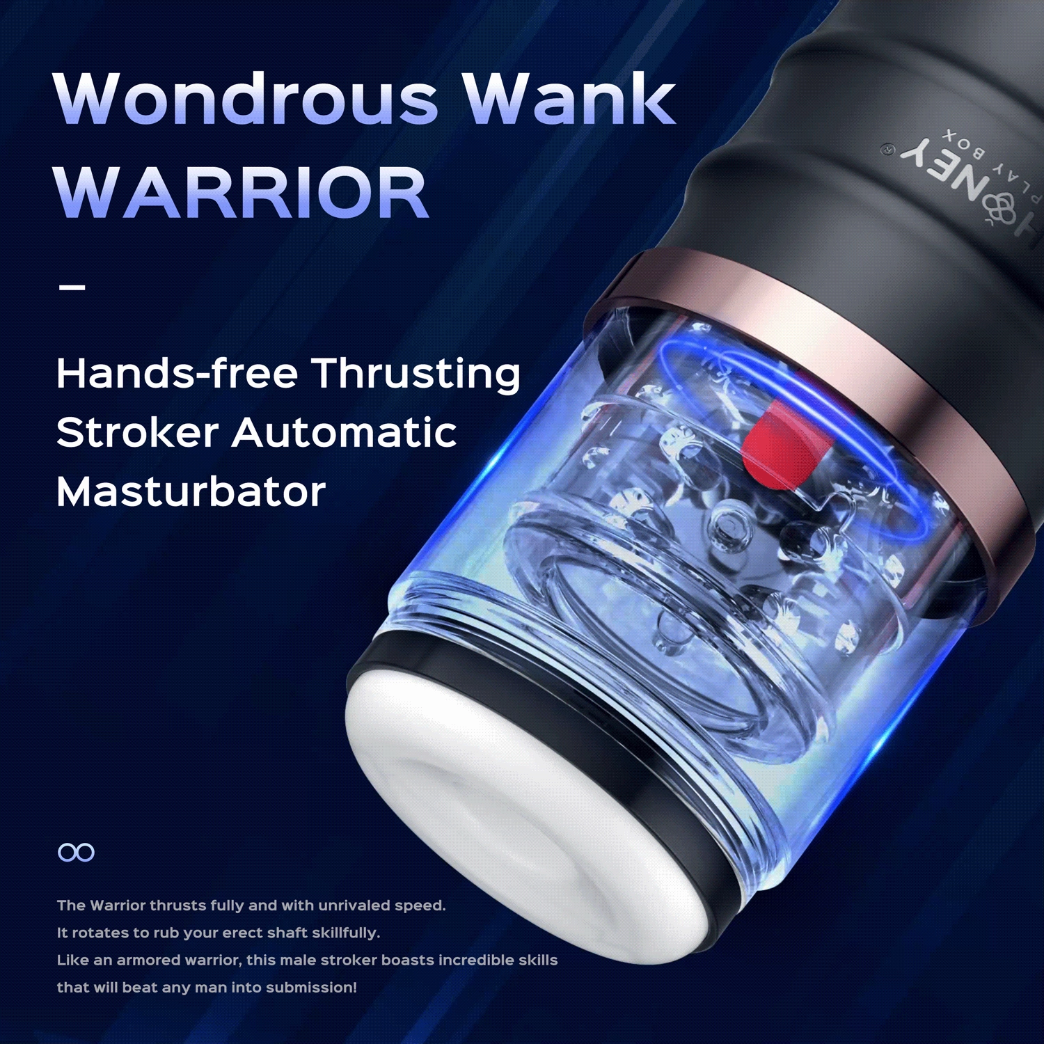 Warrior - Auto Thrusting Stroker Automatic Male Masturbator