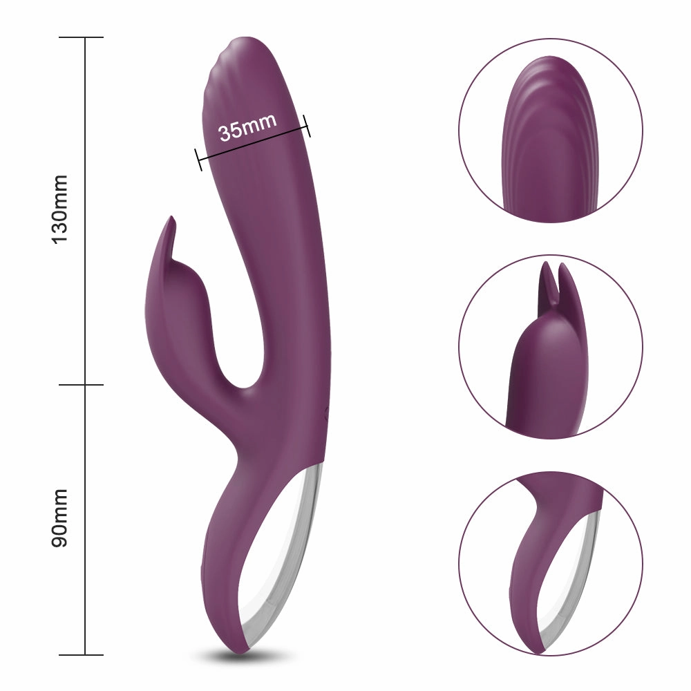 Waterproof Multispeed Rabbit Vibrator Dildo Female G-Spot Massager