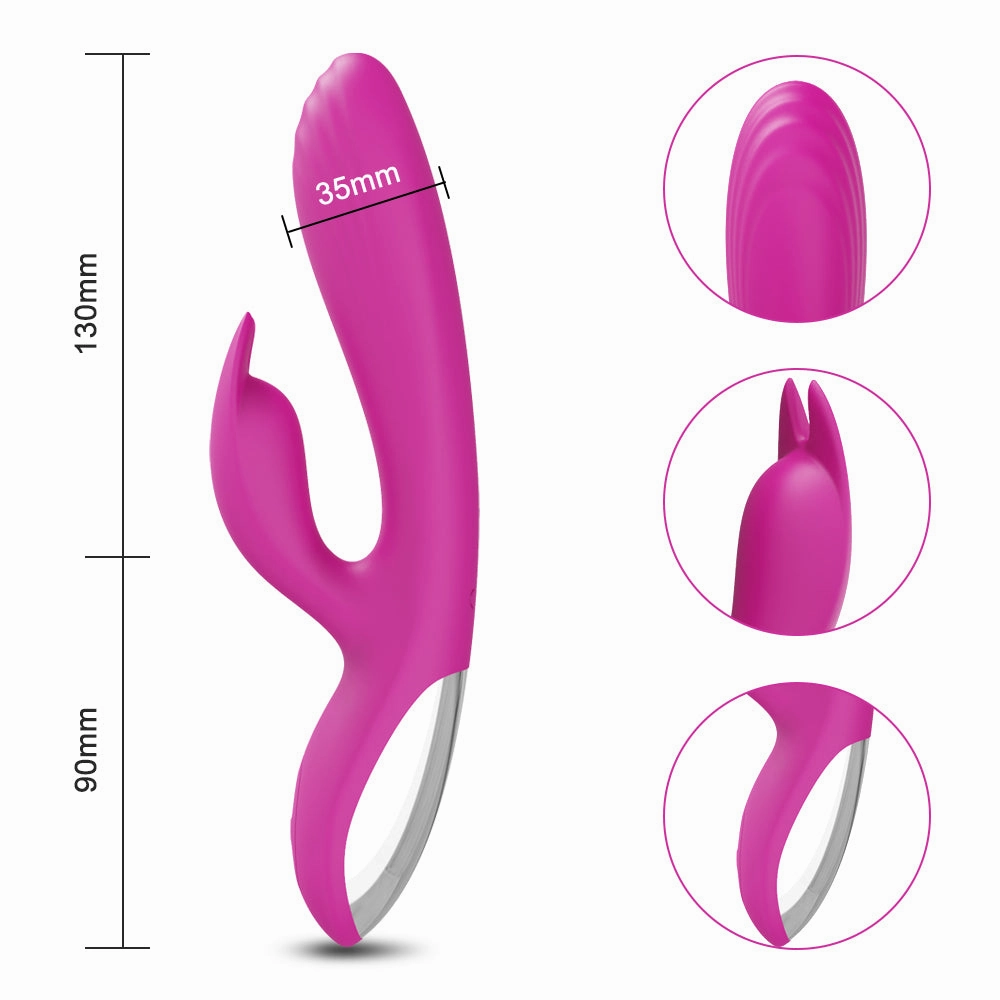 Waterproof Multispeed Rabbit Vibrator Dildo Female G-Spot Massager