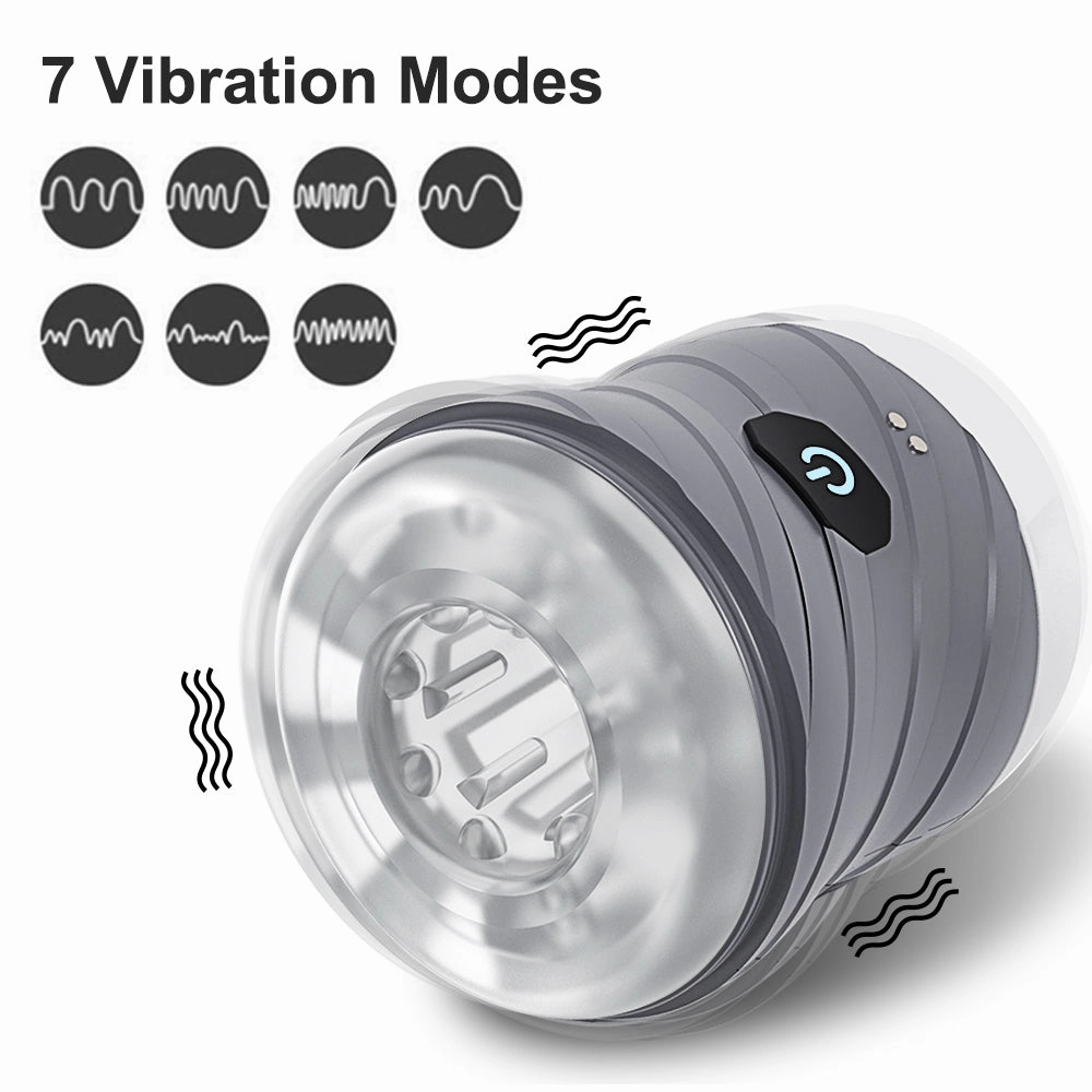 Waterproof Vibrating Male Masturbator with Soft Sleeve K5