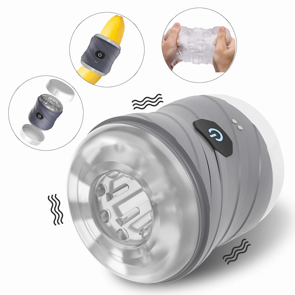 Waterproof Vibrating Male Masturbator with Soft Sleeve K5