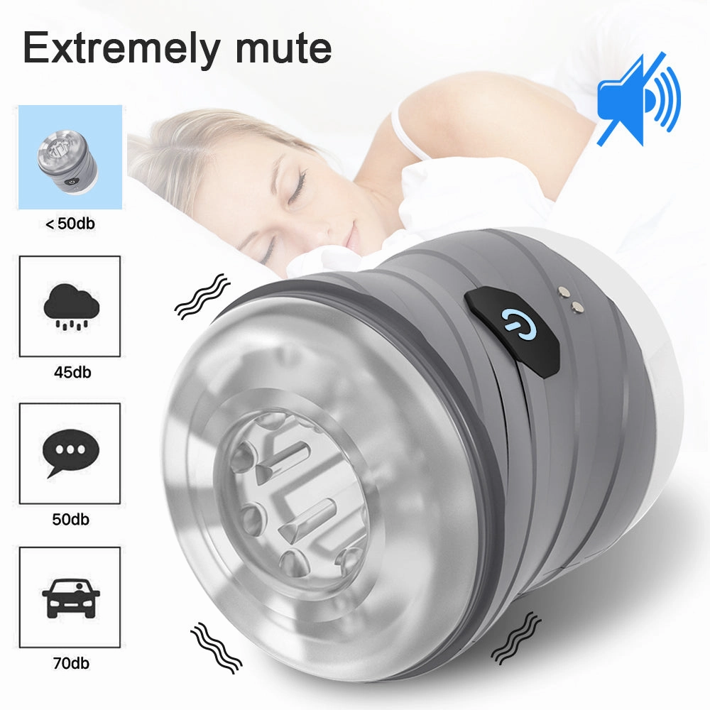 Waterproof Vibrating Male Masturbator with Soft Sleeve K5