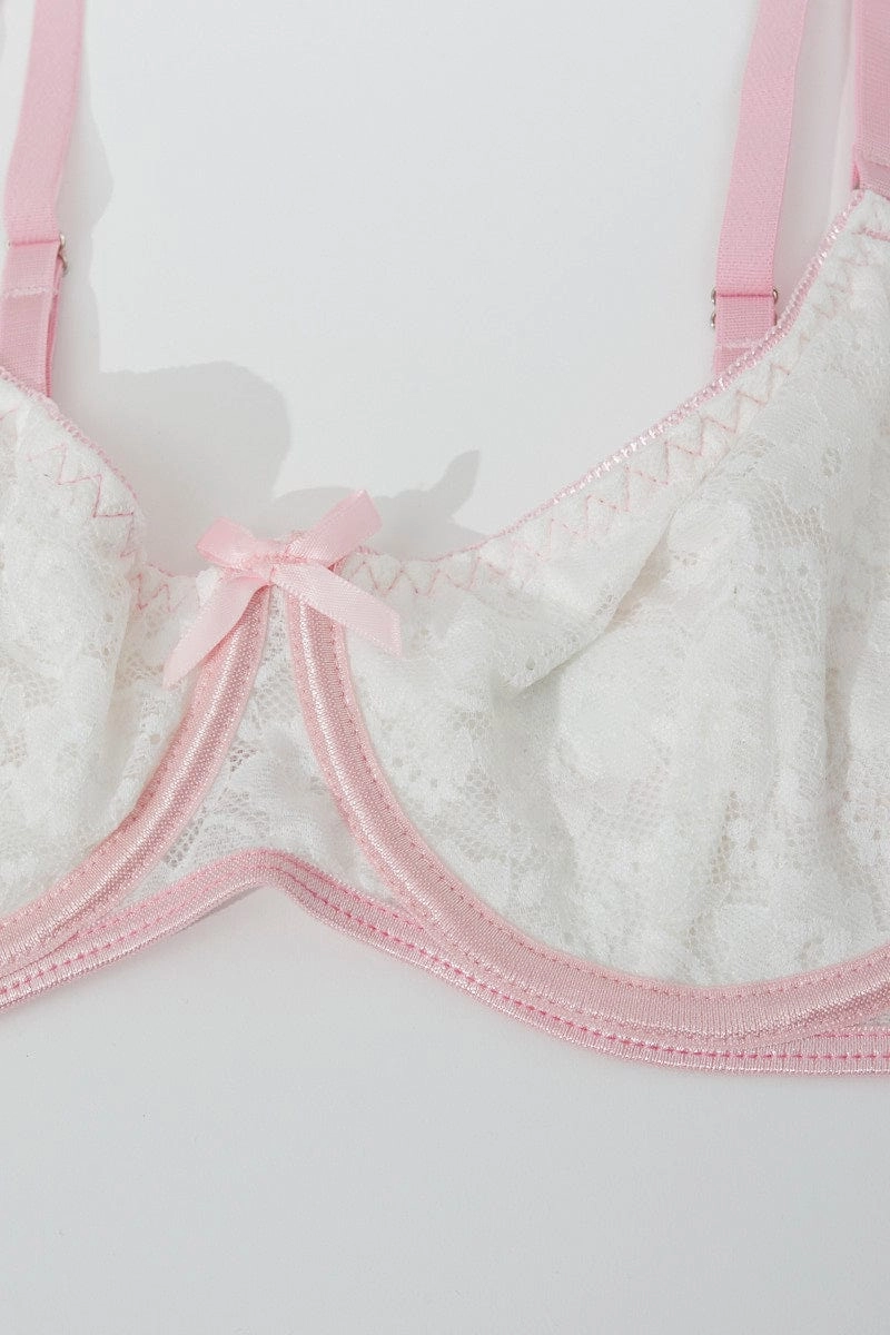 White Lace Lingerie Set