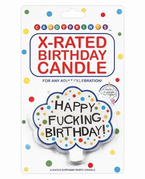 X-Rated Birthday Candle - Happy Fucking Birthday!