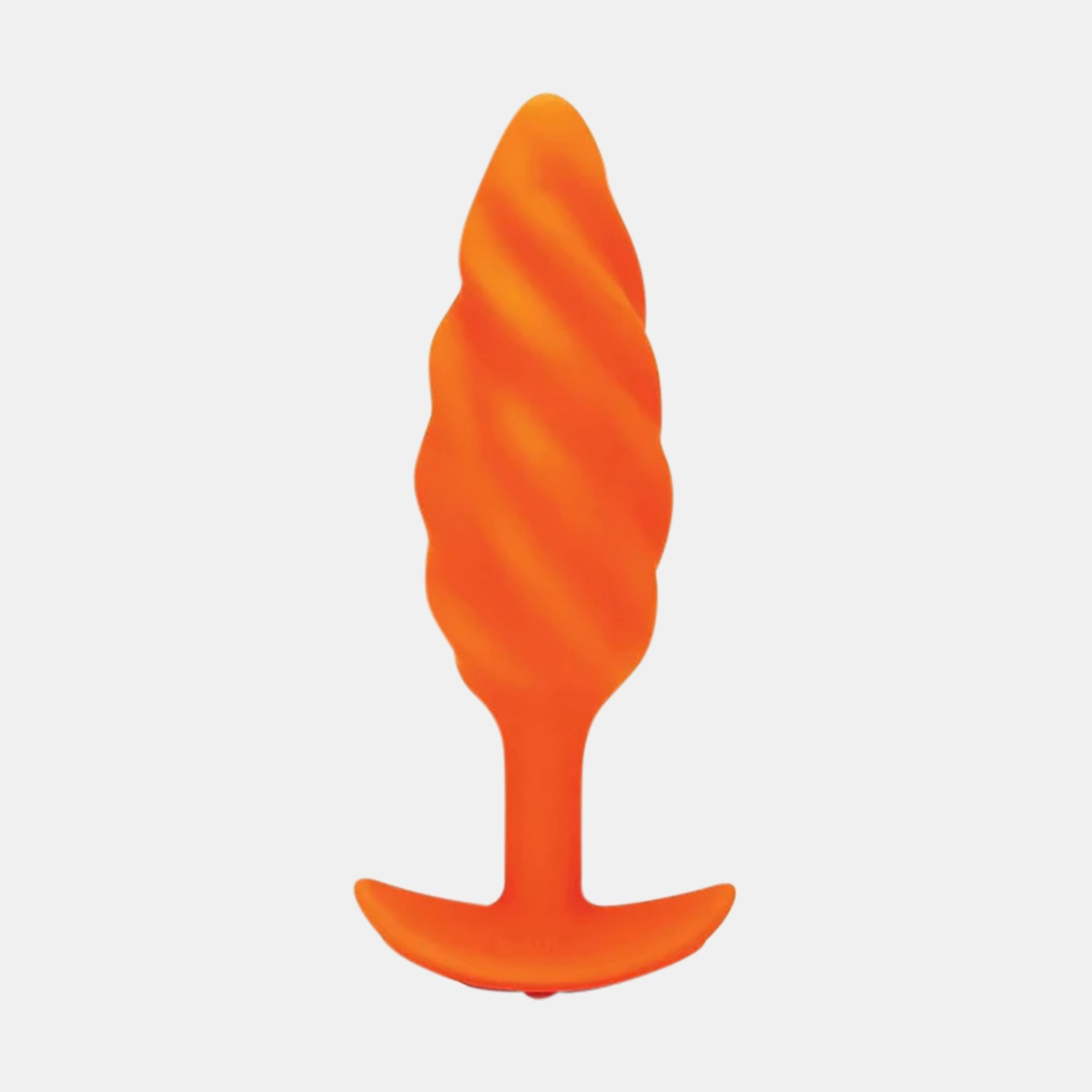 Zoe Ligon Collection Swirl Texture Anal Plug - Orange